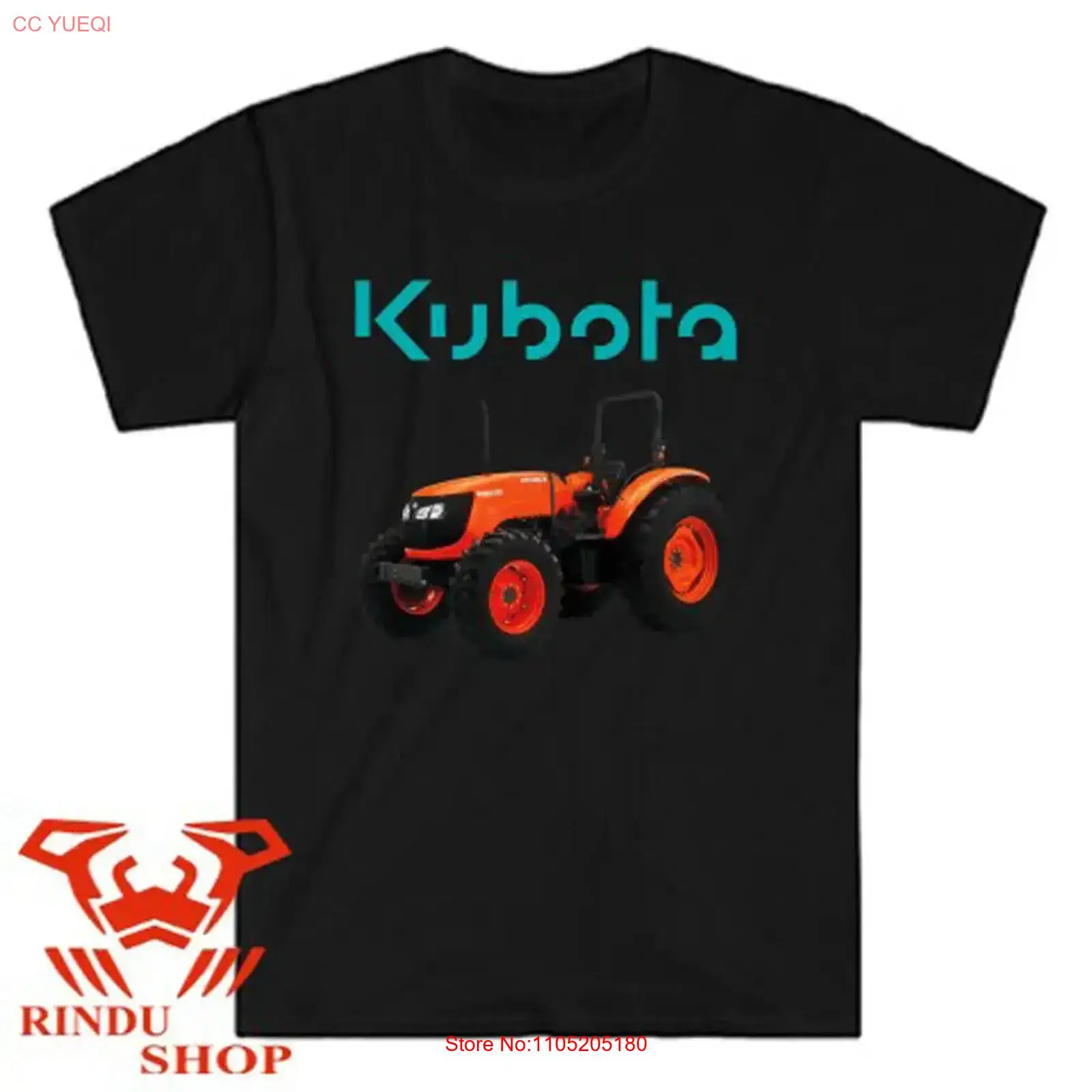 Vintage Fashion Logo - 쿠보타 트랙터 농장 로고 남성용 블랙