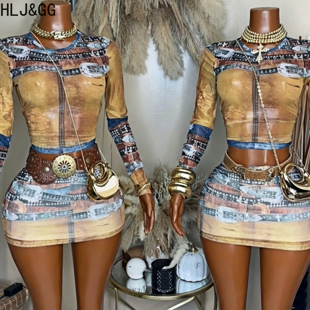 Vintage Fashion Patterns - HLJ&GG 패션 빈티지 패턴 프린트 메쉬