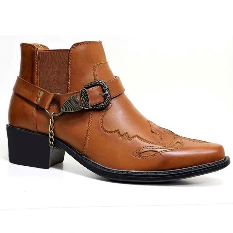 Vintage Fashion For Men - 가을 패션, 남성용 빈티지 카우보이 부츠,