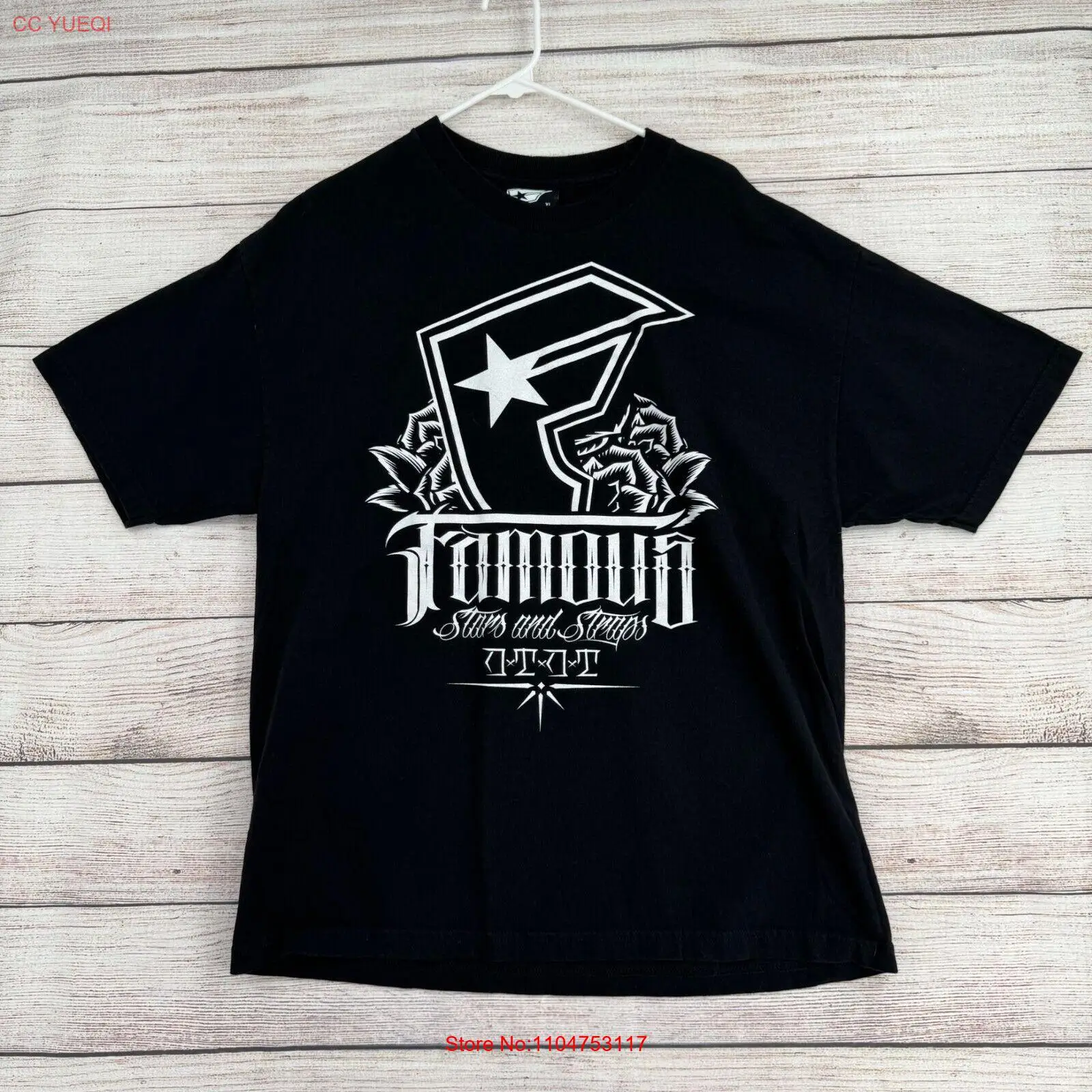 Vintage Fashion Logo - 빈티지 유명 스타와 스트랩 로고 T
