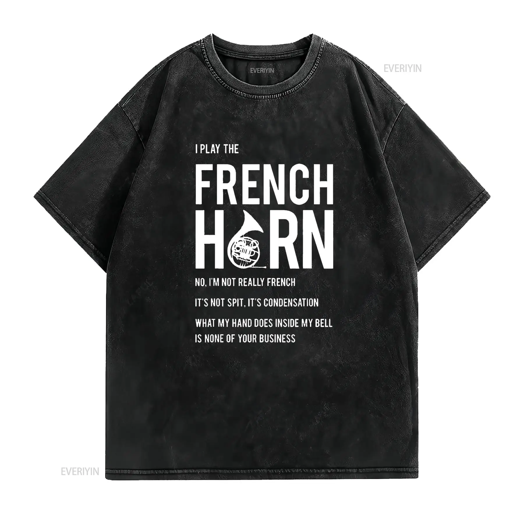 프렌치 호른을 연주하는 재미있는 연주자 뮤지션 티셔츠  - French Vintage Fashion 리뷰 및 가격