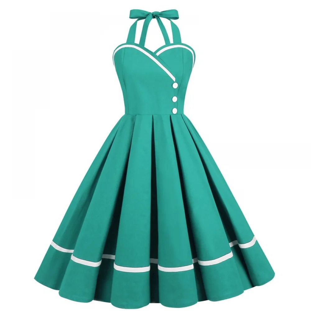 할로윈 50s 60s 80s 레트로 드레스 여성 우아한 - Vintage Fashion Dress 리뷰 및 가격