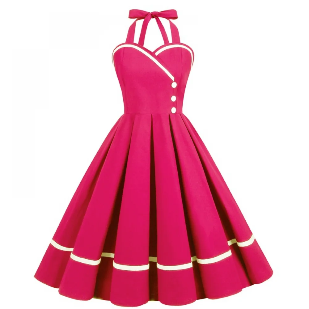할로윈 50s 60s 80s 레트로 드레스 여성 우아한 - Vintage Fashion Dress 리뷰 및 가격