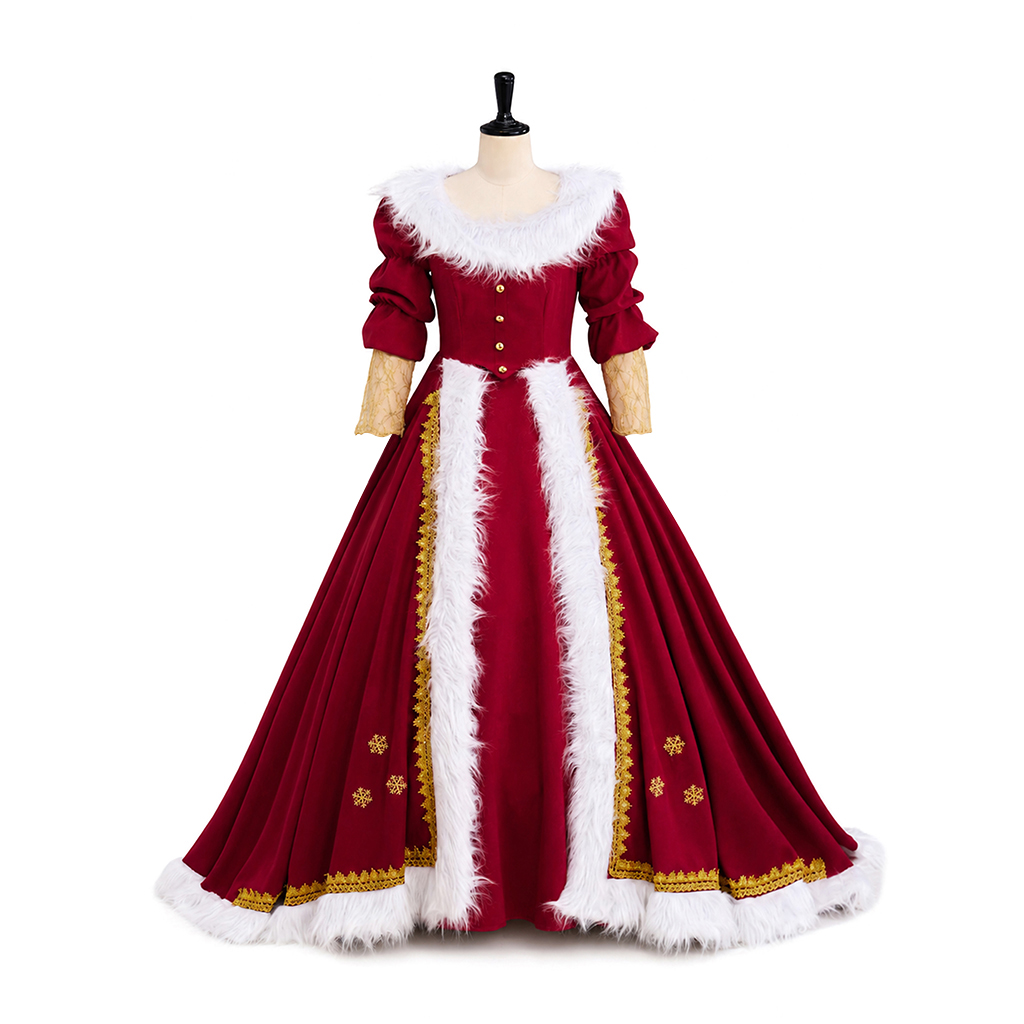 디럭스 미세스 클로스 의상 성인 여성 미스 레이디 산타 - Vintage Fashion Dress 리뷰 및 가격