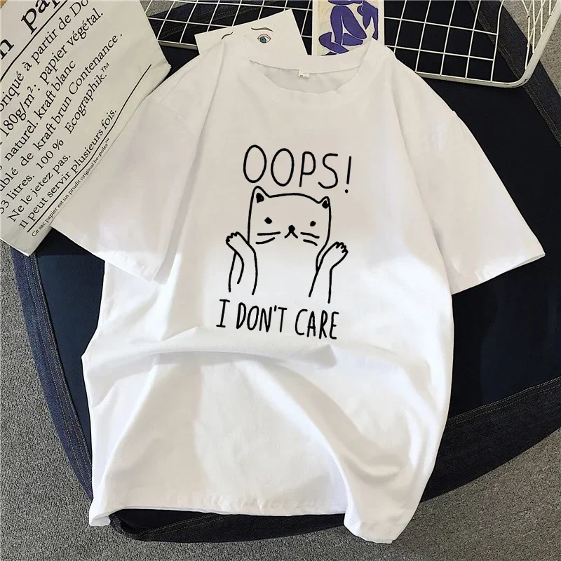 그래픽 록 탑 여성 심플 브러시 드로잉 고양이 티셔츠  - Vintage Fashion Drawings 리뷰 및 가격