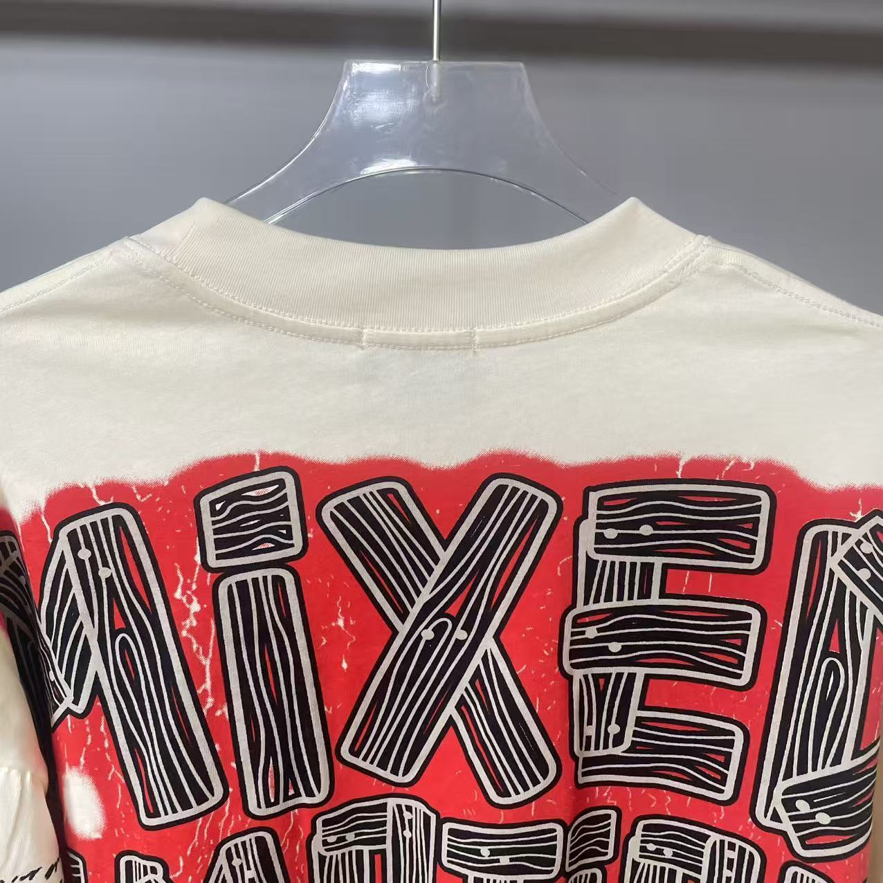 고품질 디자이너 MIXED-EMOTION 긴팔 티셔츠  - Vintage Fashion Streetwear 리뷰 및 가격