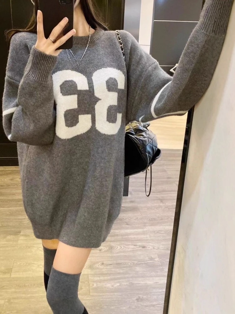 Y2K 빈티지 니트 스웨터 여성 2025, 그로즈드 하 - Vintage Fashion Streetwear 리뷰 및 가격