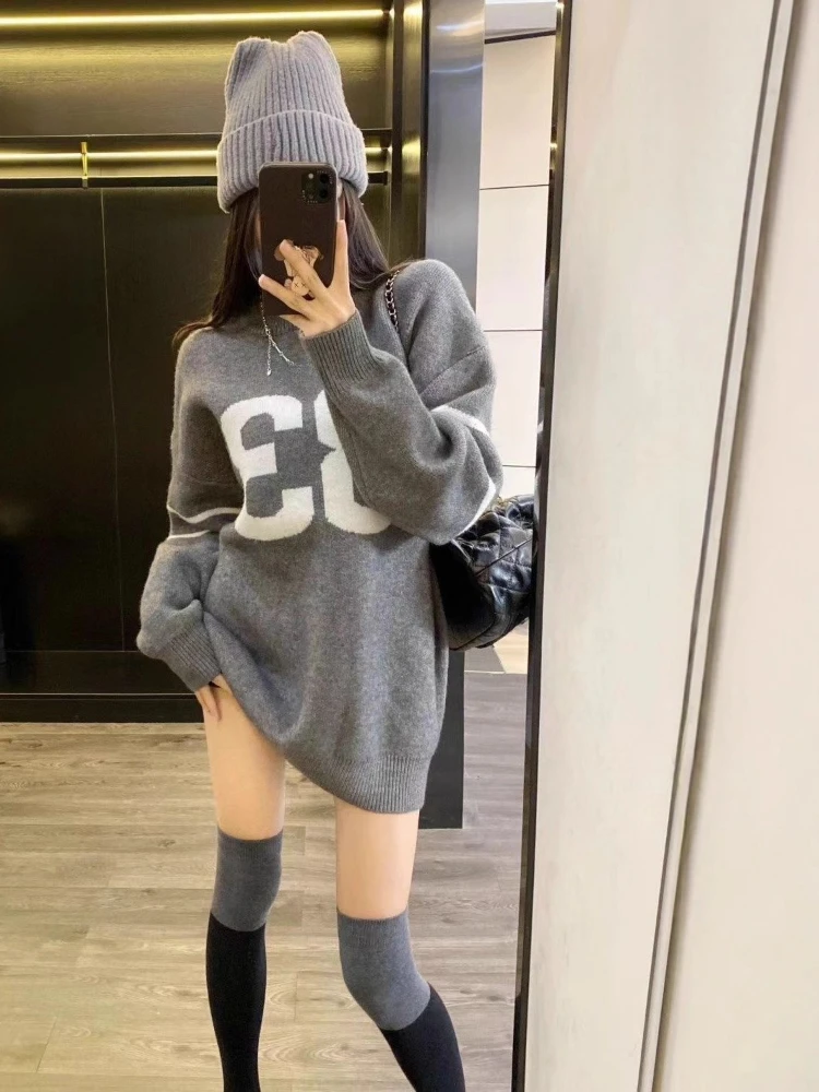 Y2K 빈티지 니트 스웨터 여성 2025, 그로즈드 하 - Vintage Fashion Streetwear 리뷰 및 가격