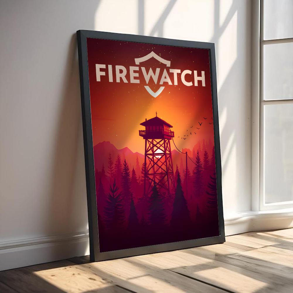 비디오 게임 F-Firewatch 그림 캘리그라피 빈티 - Vintage Vogue Fashion Poster 리뷰 및 가격
