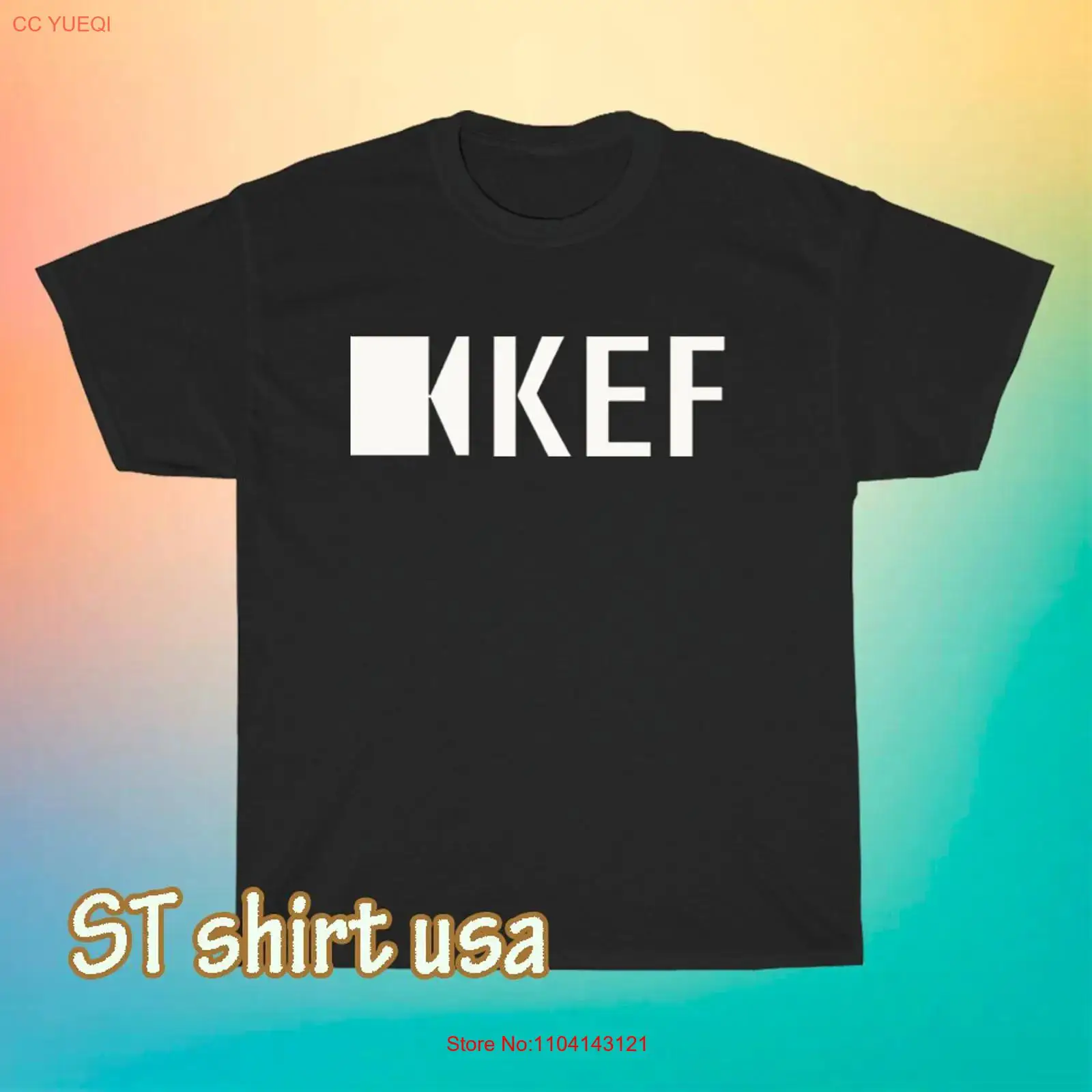새로운 KEF 서브우퍼 스피커 로고 티셔츠 재미있는 사 - Vintage Fashion Logo 리뷰 및 가격
