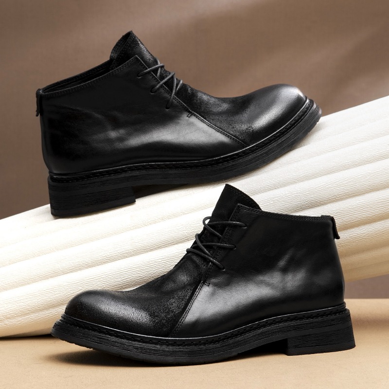 빈티지 남성용 천연 가죽 부츠 럭셔리 수제 2026 봄 - Vintage Fashion For Men 리뷰 및 가격