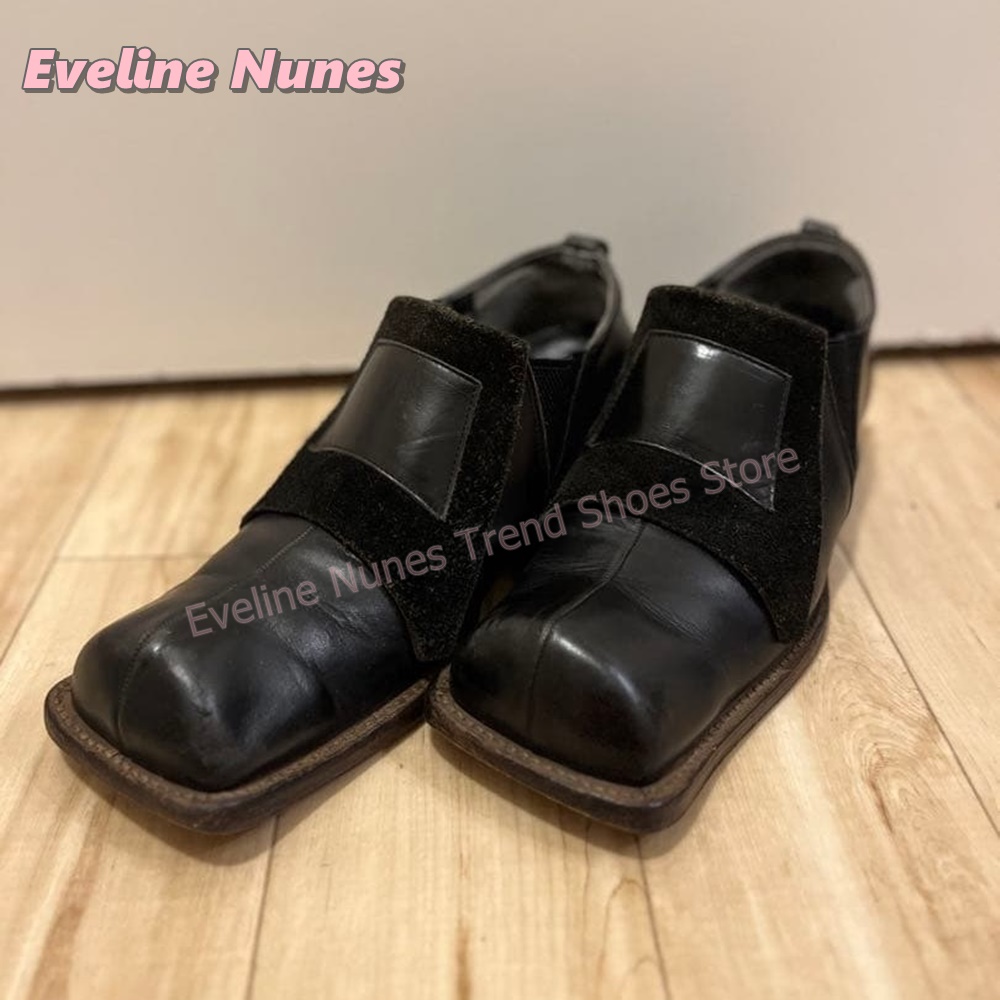 여성 레트로 스퀘어 토 패션 펌프스 청키 힐 인조 스웨 - Vintage Fashion Dress 리뷰 및 가격