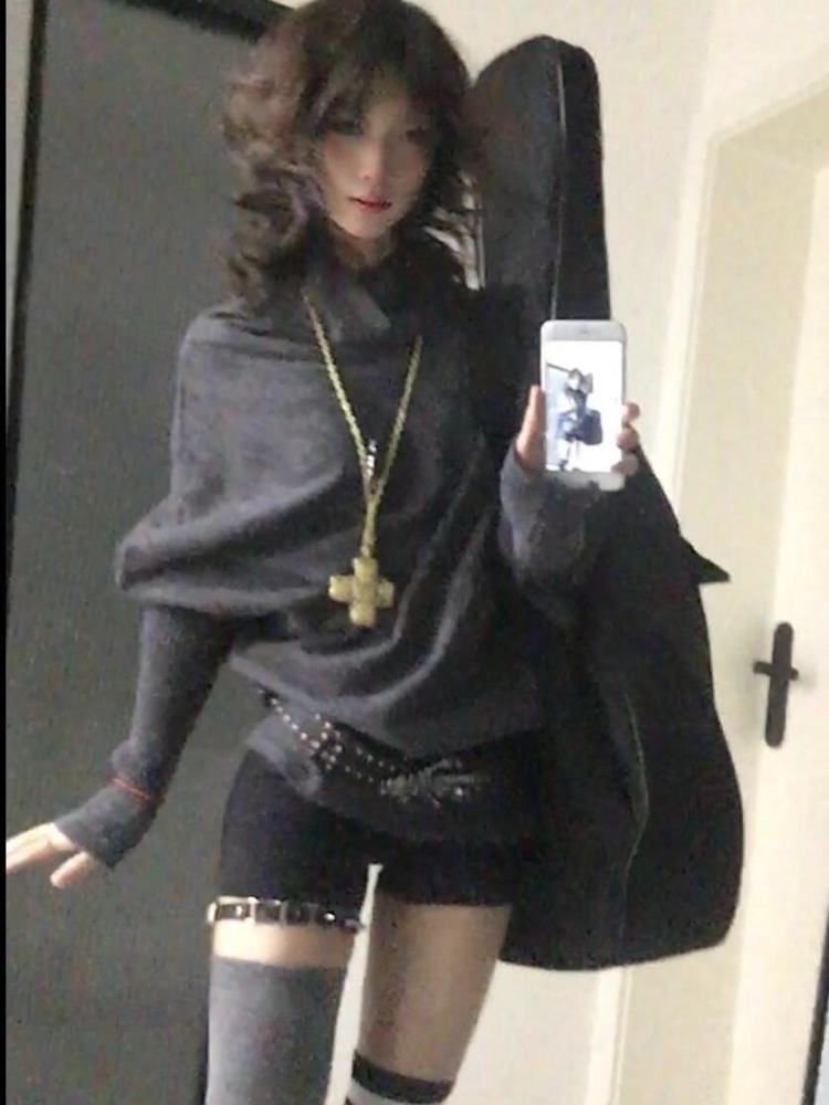 서브컬처 스웨터 2000년대 한국 패션 슬림 배트윙 슬 - Vintage Fashion Subculture 리뷰 및 가격