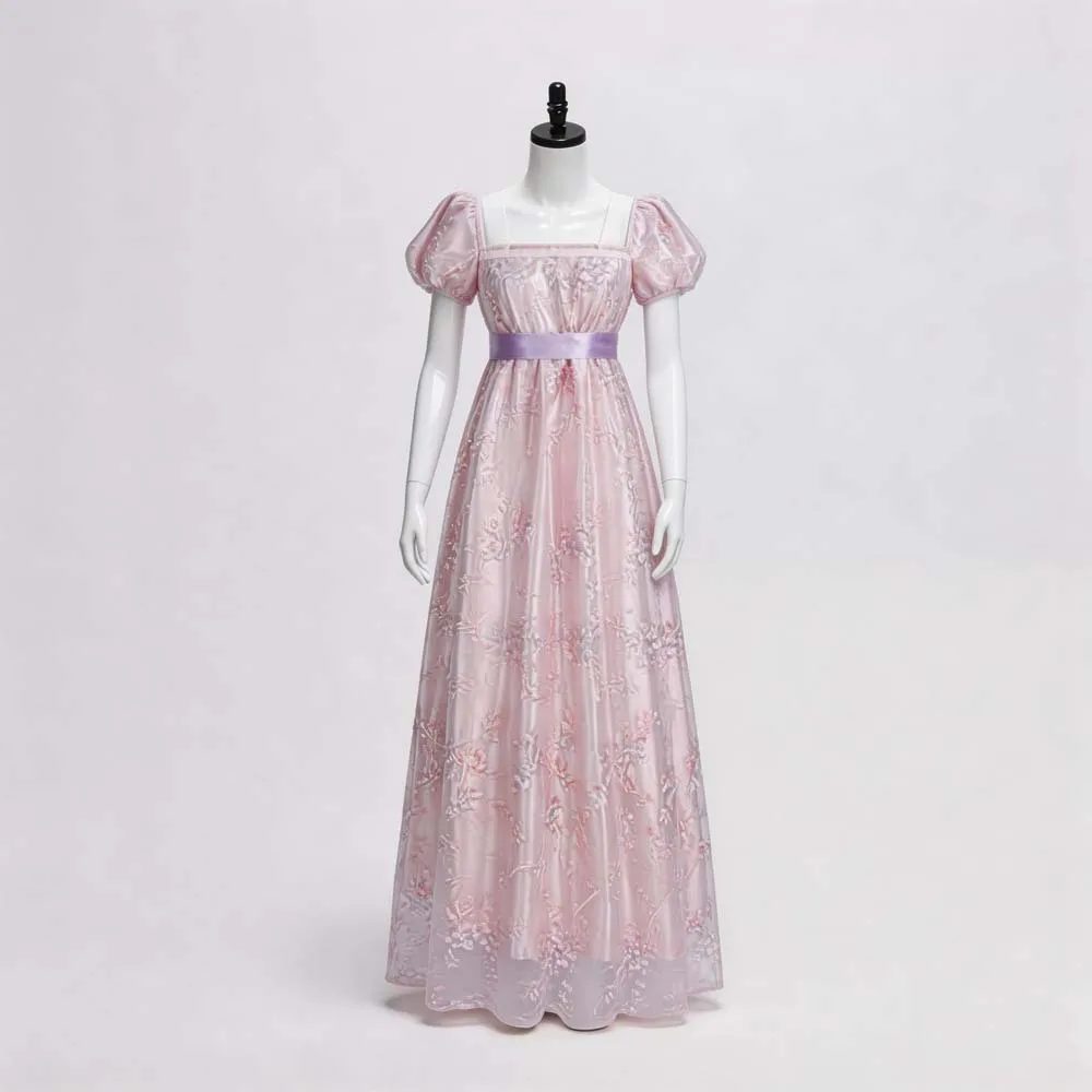 유럽풍 빈티지 레젠시 티 드레스 스퀘어넥 퍼프 숏 슬리 - Vintage Fashion Dress 리뷰 및 가격