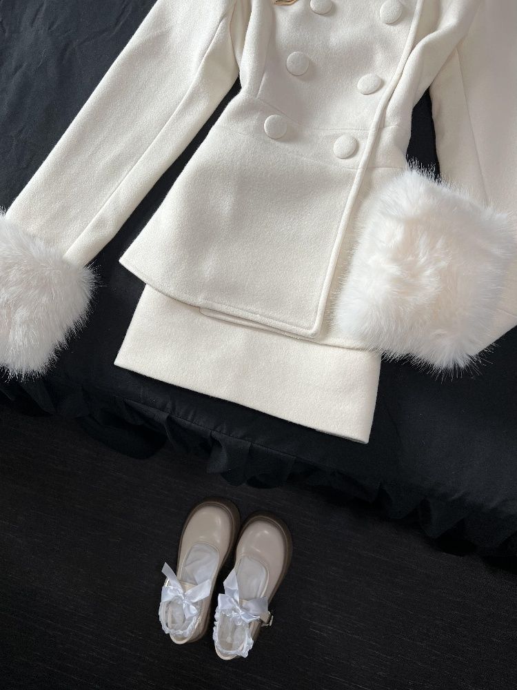 겨울 프렌치 엘레강트 여성 세트 한국 패션 빈티지 디자 - French Vintage Fashion 리뷰 및 가격