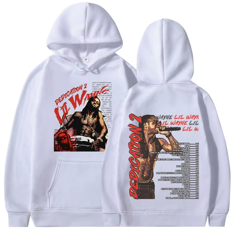 랩퍼 릴 웨인 디디케이션 앨범 그래픽 후드티 여성 패션 - Vintage Fashion Drawings 리뷰 및 가격