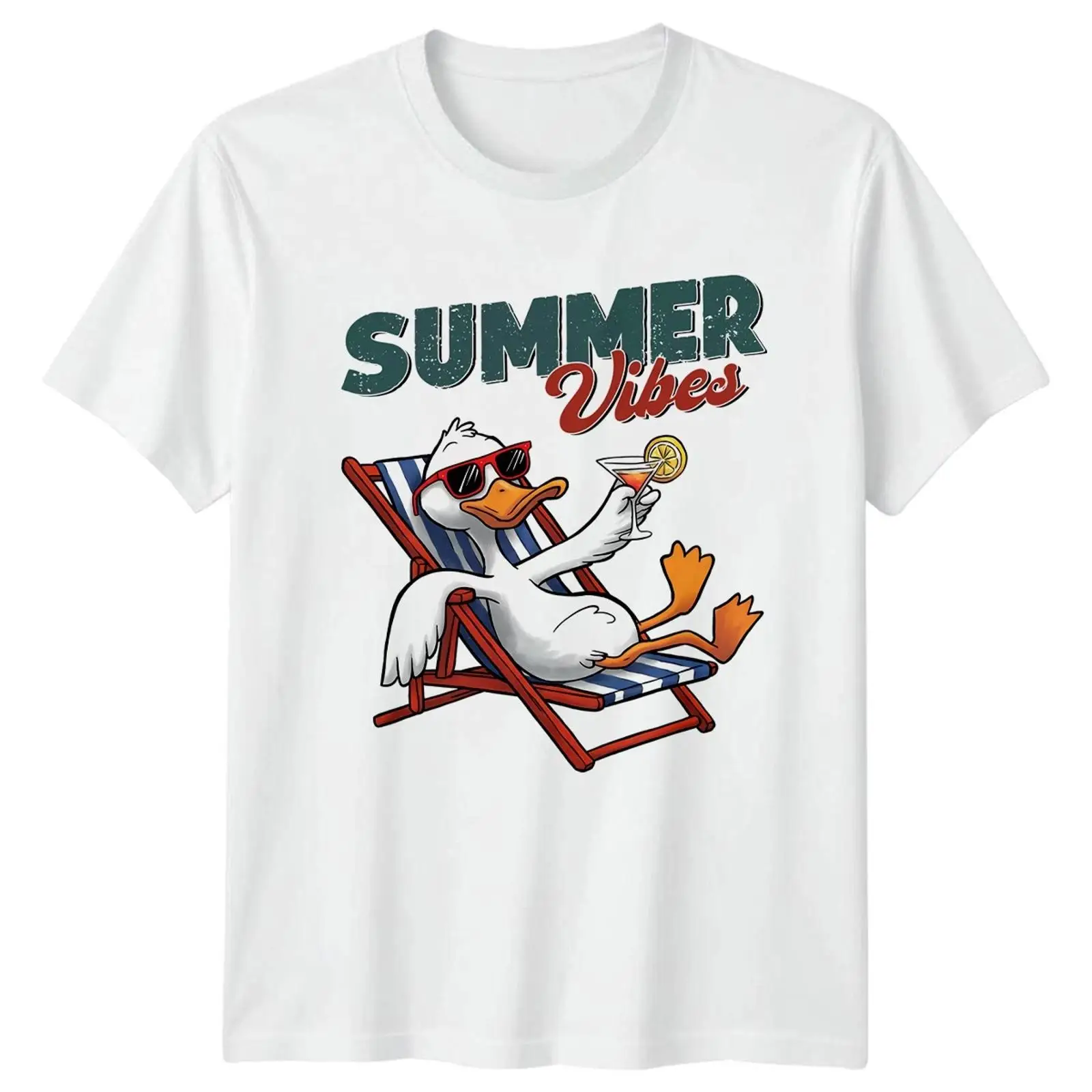 Summer Vibes Ente T 셔츠 Strand  - Vintage Vibes Fashion 리뷰 및 가격