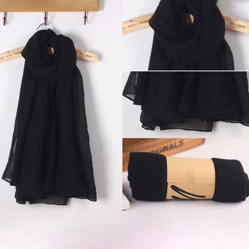 2020 패션 새로운 16 색 여성 롱 스카프 랩 스카 - Vintage Fashion Hijab 리뷰 및 가격