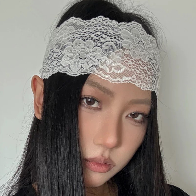 빈티지 레이스 와이드 헤어밴드 프랑스 스타일 여성용 속 - French Vintage Fashion 리뷰 및 가격