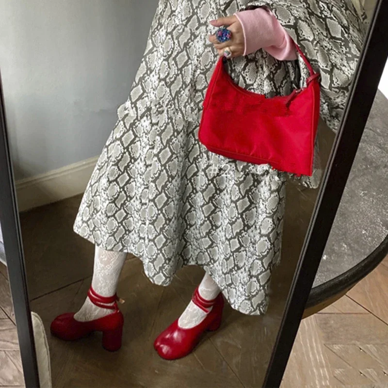 2026 빈티지 봄 패션 스플릿 토 여성 펌프스 청키  - Vintage Fashion Dress 리뷰 및 가격